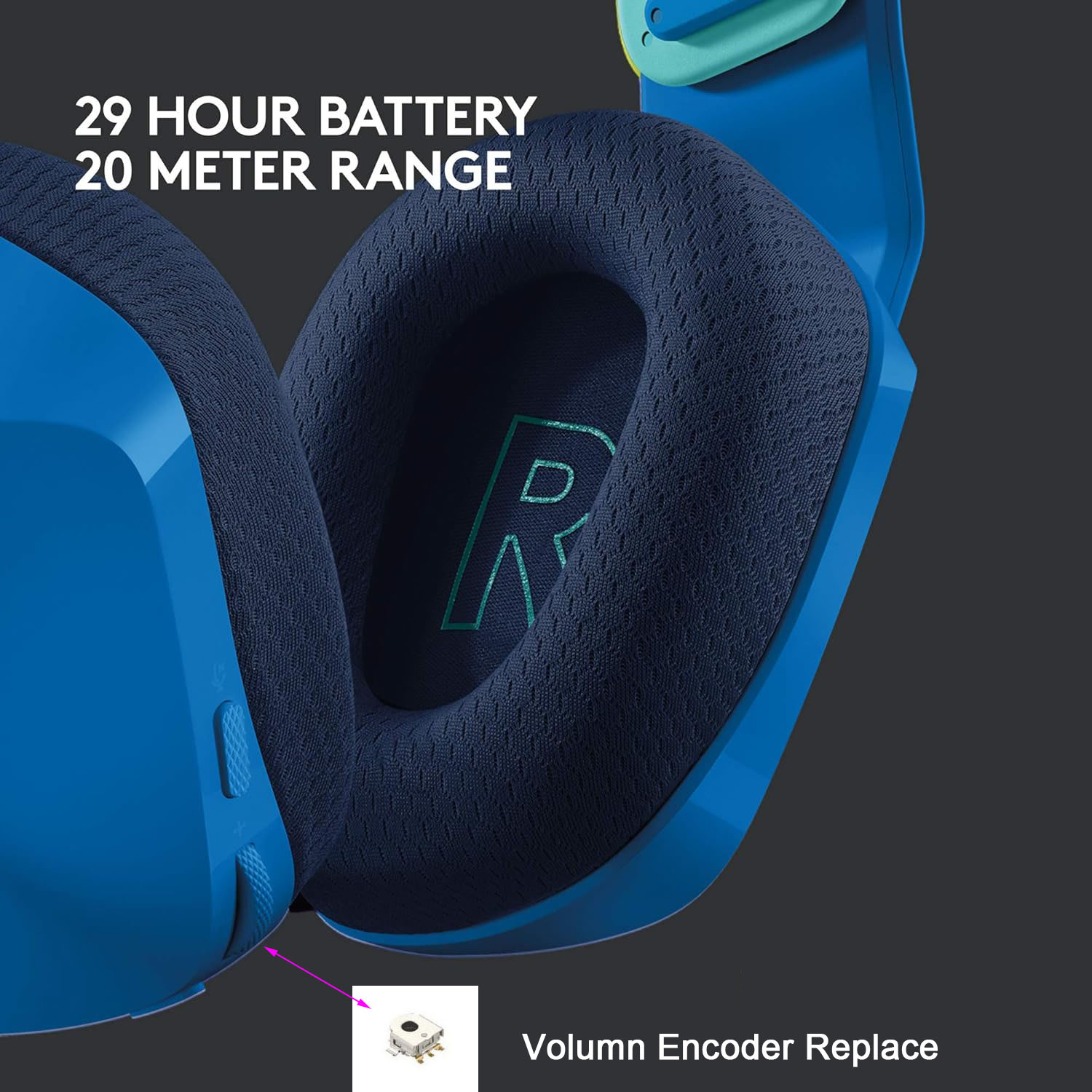 Esports Gaming Earphones - Logitech G733/G335/G535 Kit de reparación de