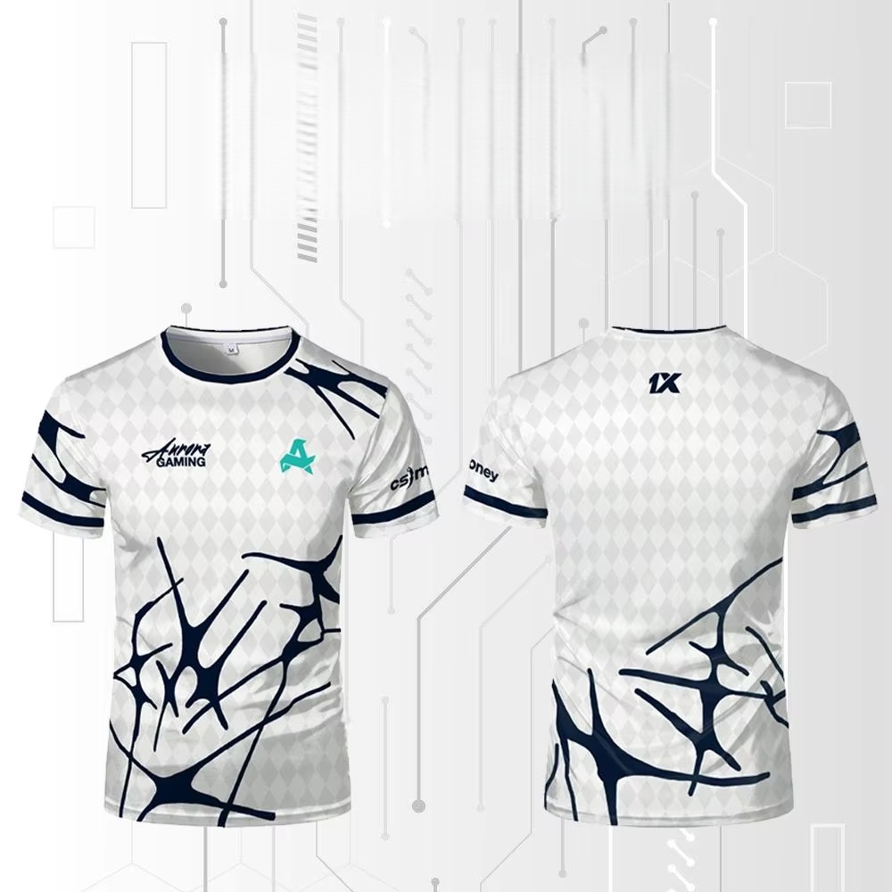 Esports Gaming Training - Camiseta de Entrenamiento Transpirable Blanca XANTARES
