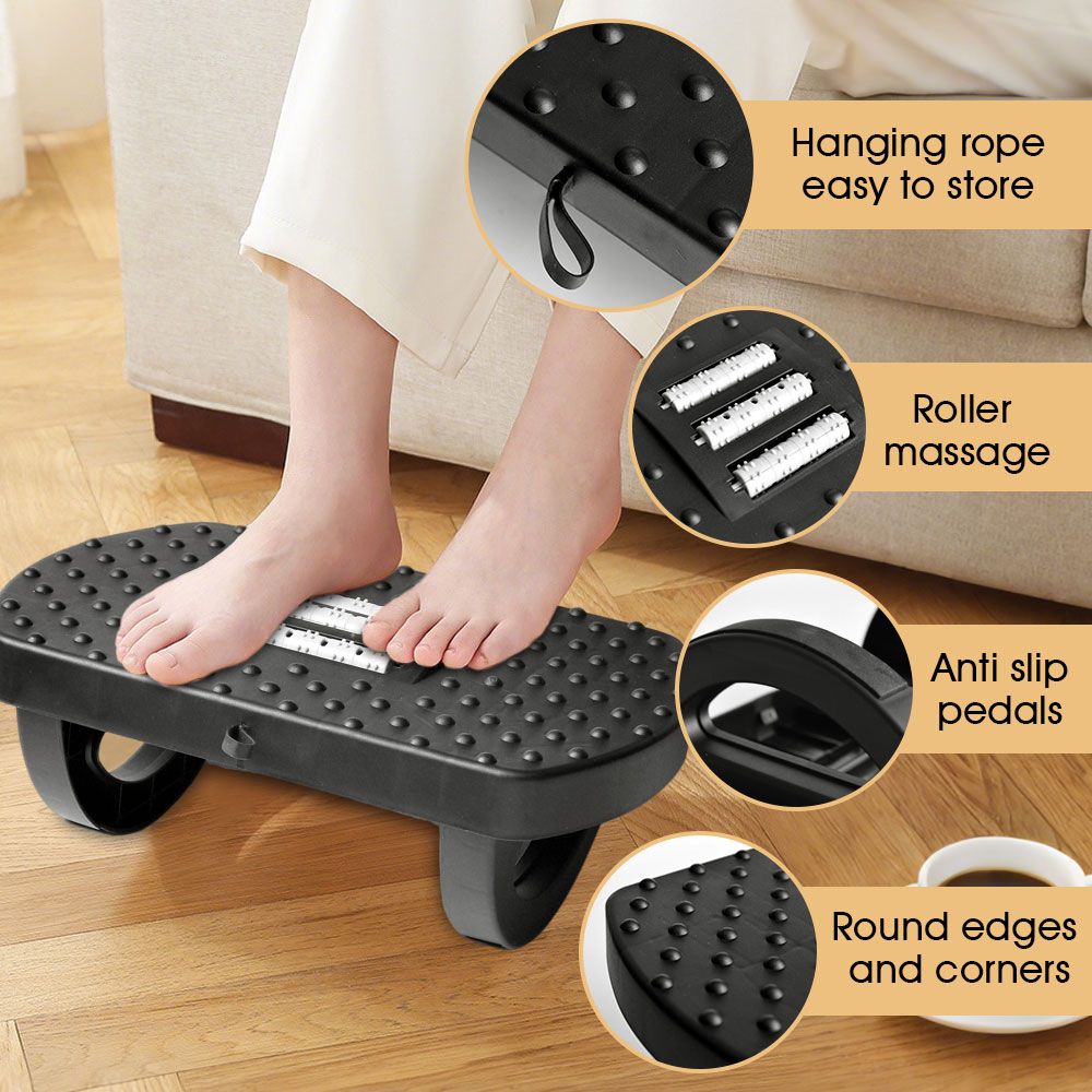 Footrest Under Desk - Reposapiés portátil para el hogar y