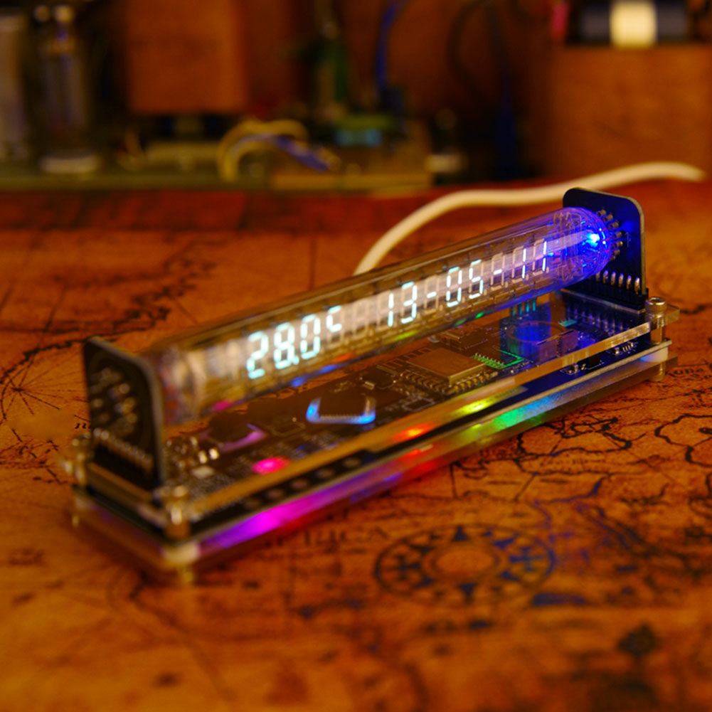 Esports Gaming Youtube - Reloj Digital con tubo fluorescente brillante,