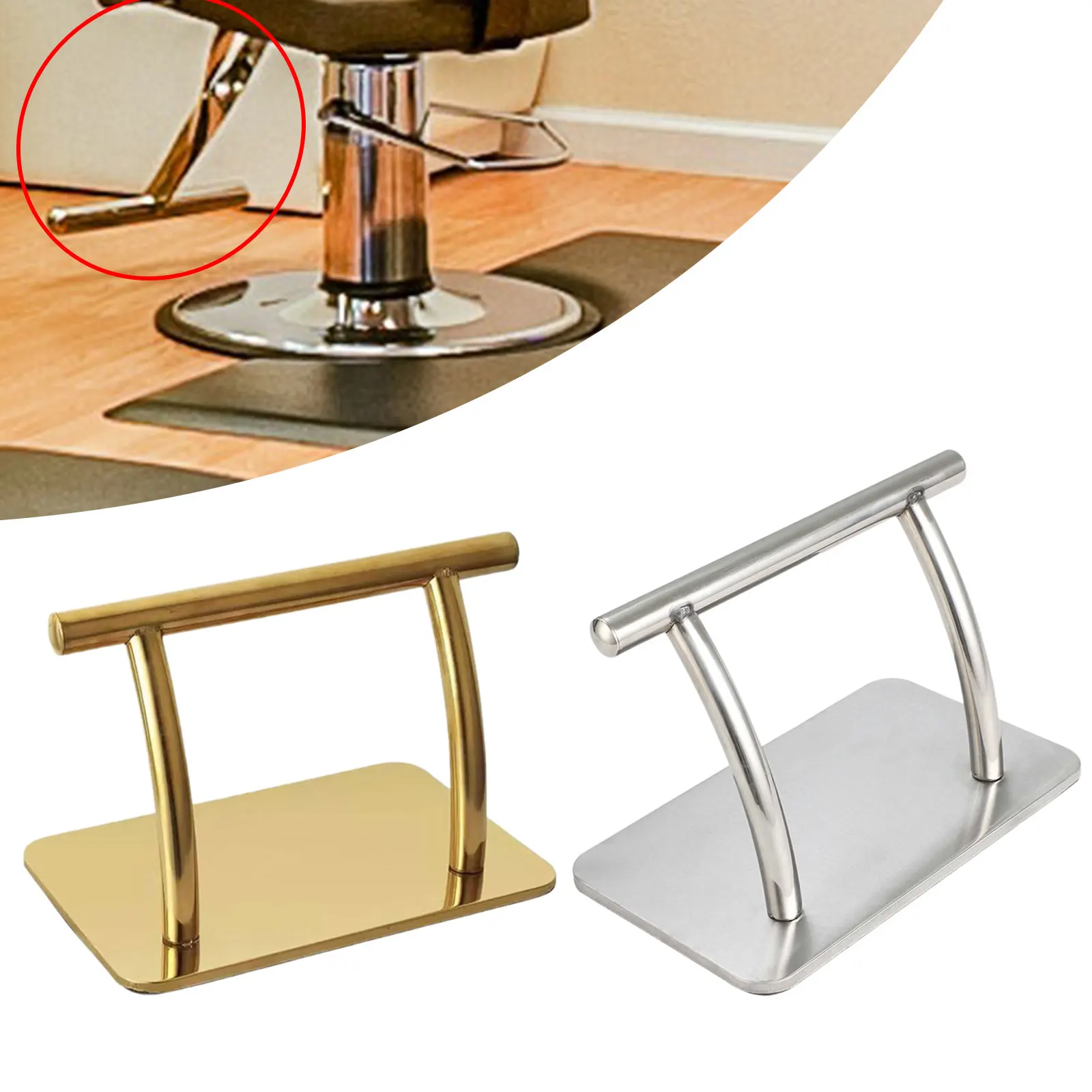 Footrest Under Desk - Reposapiés de acero inoxidable para debajo