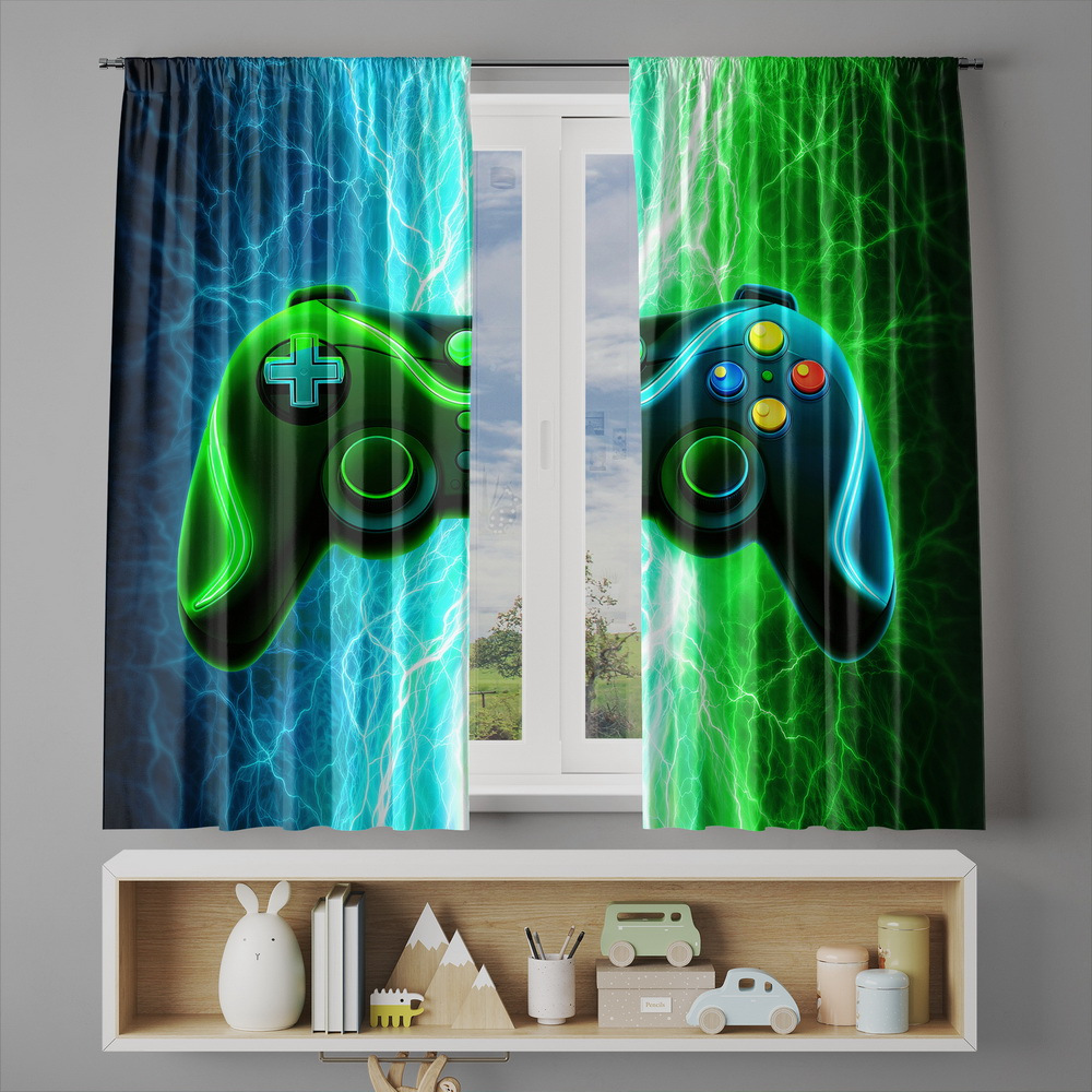 Cortinas para Videojuegos, Cor - Esports Gaming Youtube reseña y precio