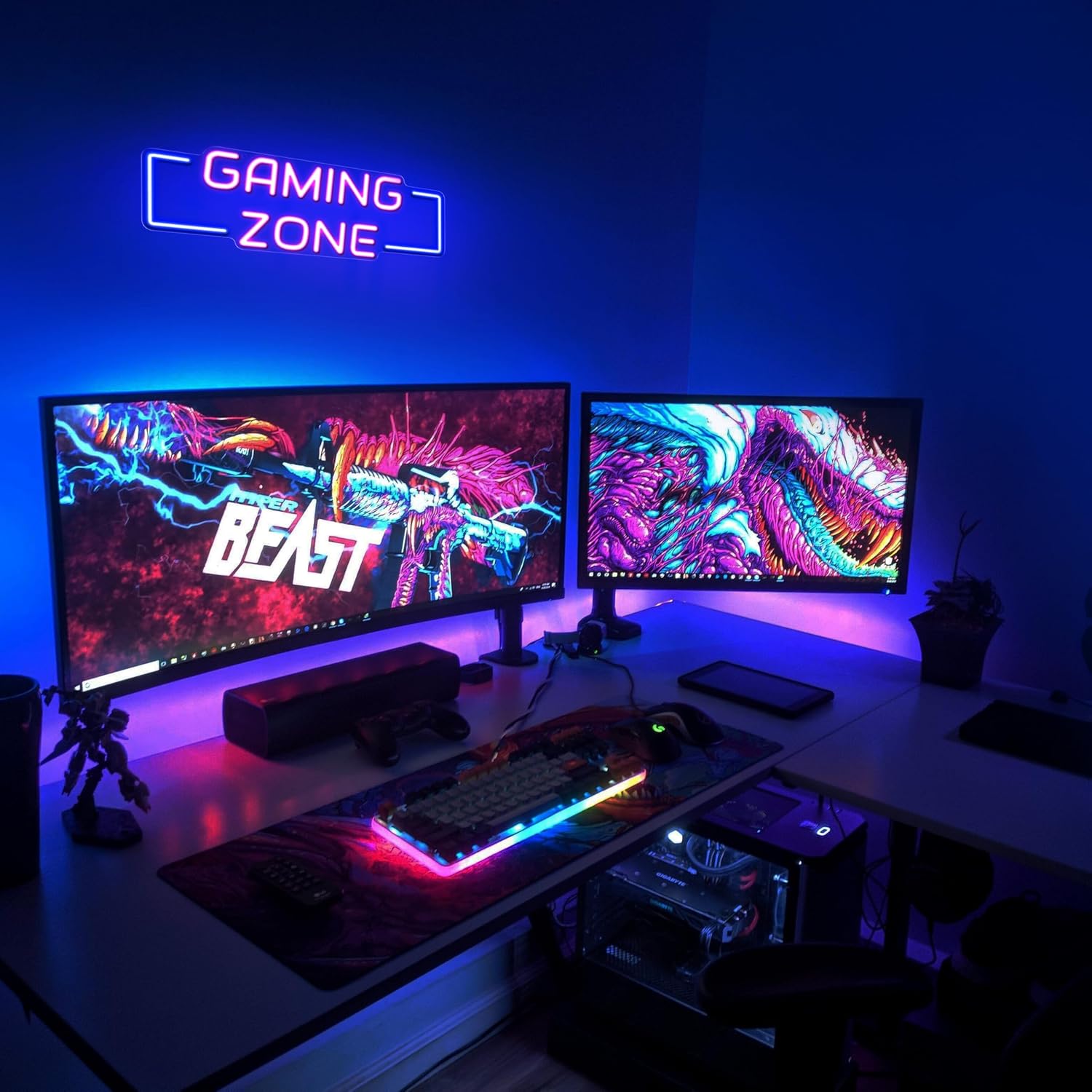 Letrero de Neón para Zona de J - Esports Gaming Room reseña y precio