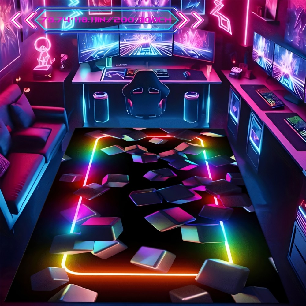 VIKAMA Alfombra para juegos Di - Esports Gaming Room reseña y precio