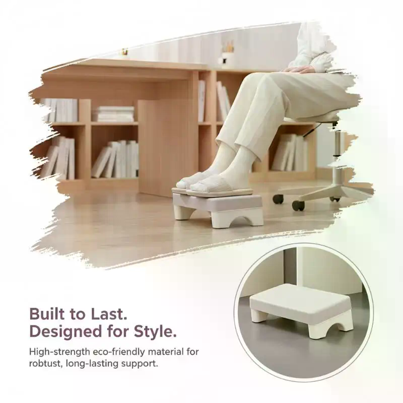 Reposapiés ergonómico de PP pa - Footrest Under Desk reseña y precio