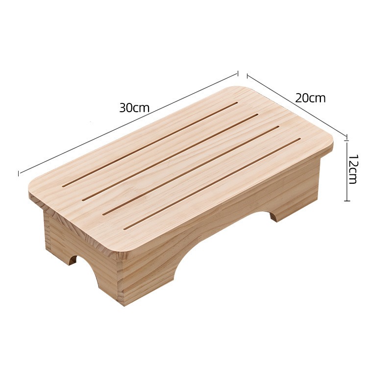 Taburete de madera con reposap - Footrest Under Desk reseña y precio