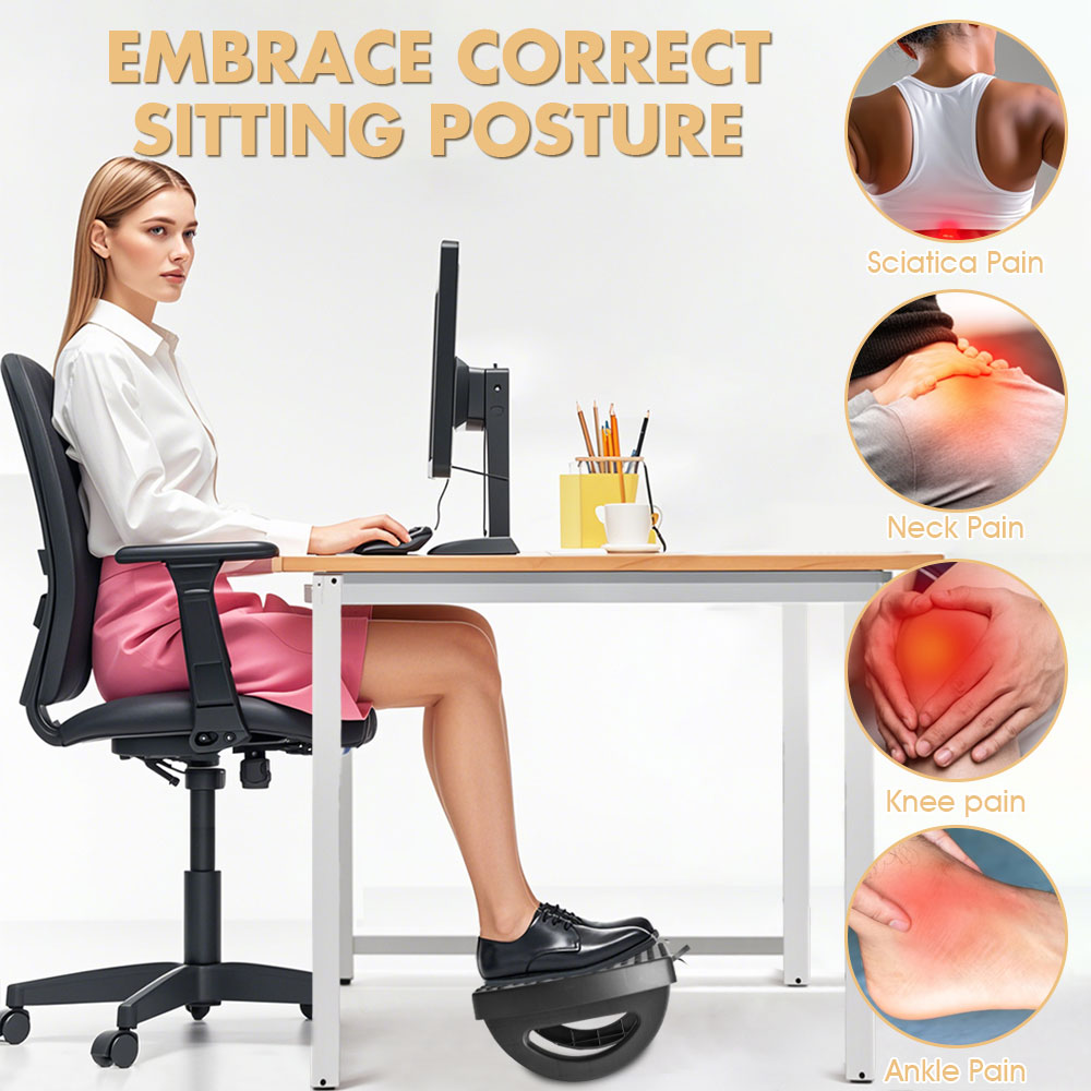 Reposapiés portátil para el ho - Footrest Under Desk reseña y precio