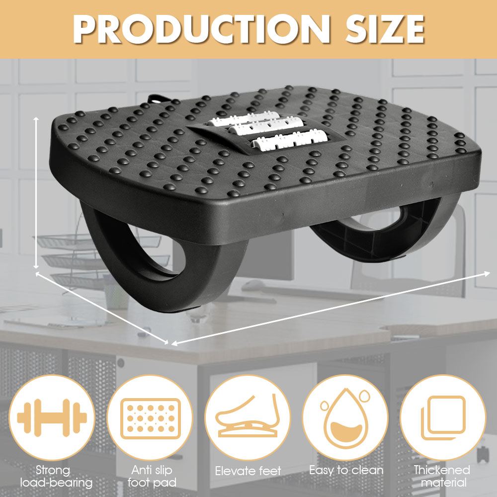Reposapiés portátil para el ho - Footrest Under Desk reseña y precio