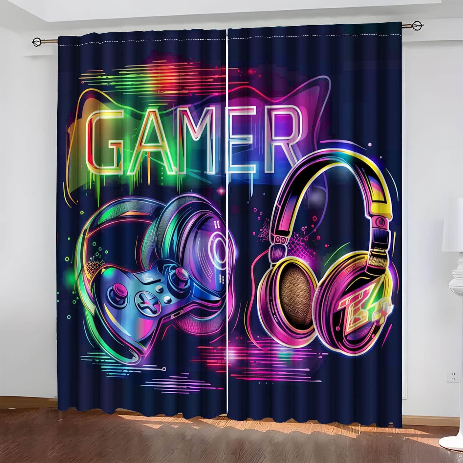Cortinas Gamer con Diseño de C - Esports Gaming Youtube reseña y precio