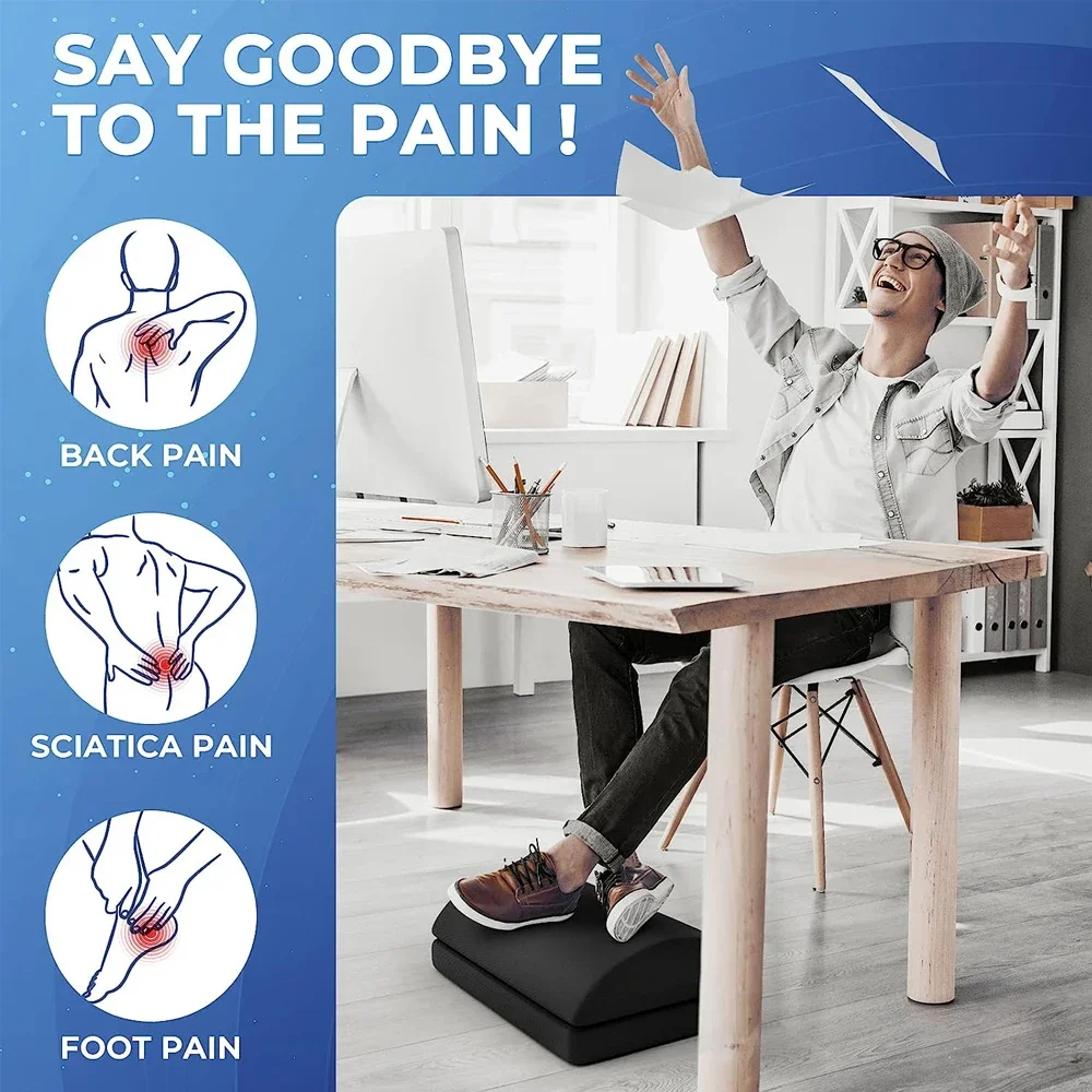 Reposapiés debajo del escritor - Footrest Under Desk reseña y precio