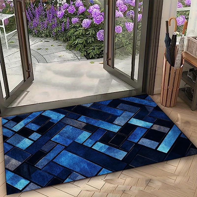 Alfombra Geométrica Azul Nórdi - Esports Gaming Room reseña y precio